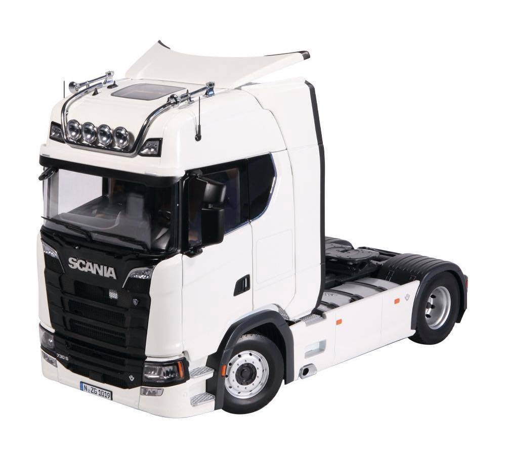 1/18 NZG Scania 730S 4 x 2 貨櫃拖頭 金屬模型(白色) (1019/40)