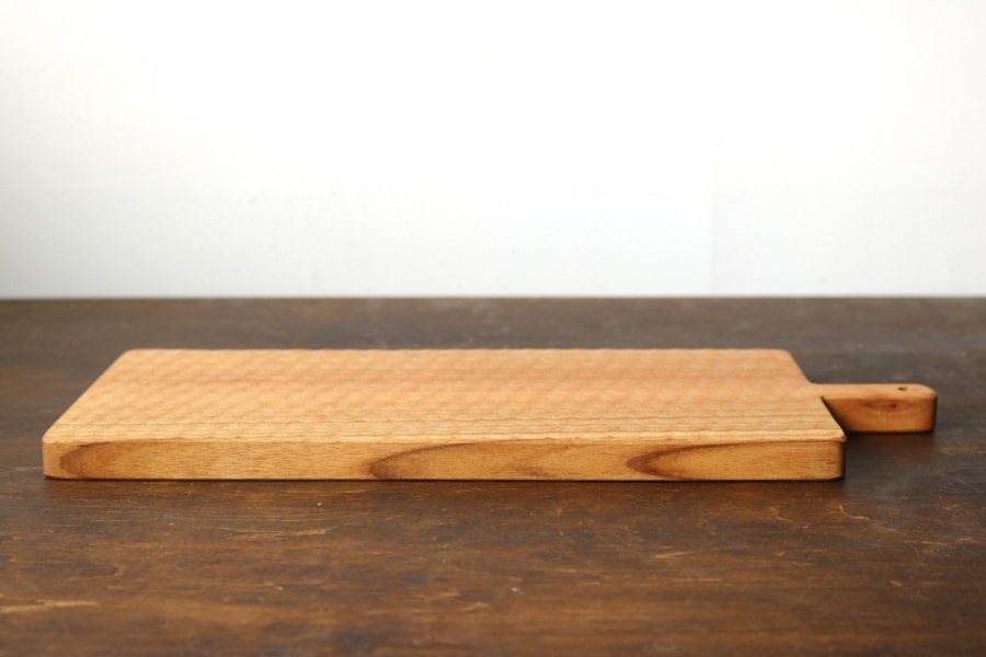 小澤賢一-砧板 刻紋 長型 300x150mm