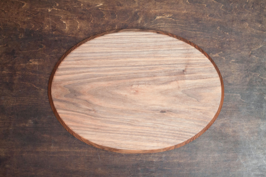 小澤賢一-橢圓托盤 250ｘ350mm