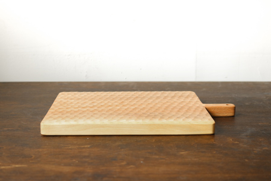 小澤賢一-砧板 刻紋 大 230x200