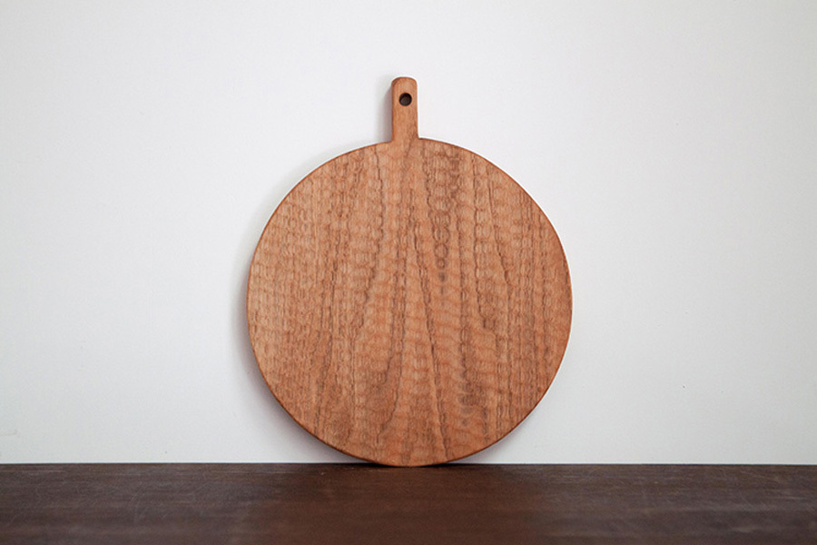 小澤賢一-砧板 刻紋 圓 直徑200mm