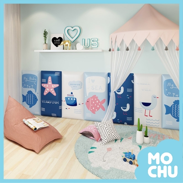 海洋風防撞軟墊牆貼(單片多款)