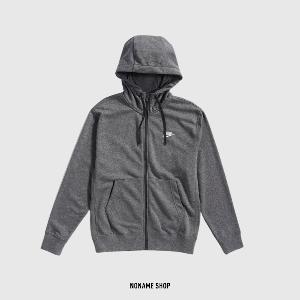 NIKE Club Hoodie 刺繡 字勾 棉質 連帽 外套 棉外套 連帽外套