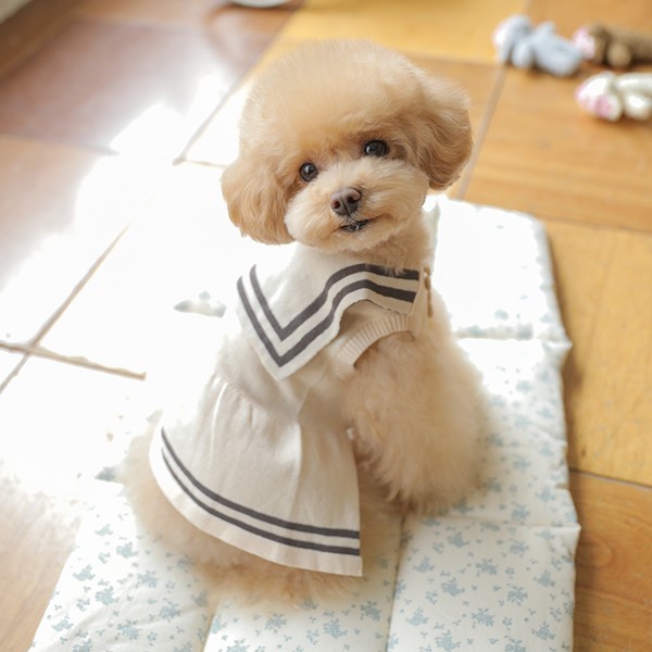 ba&ttang 棉質針織水手洋裝