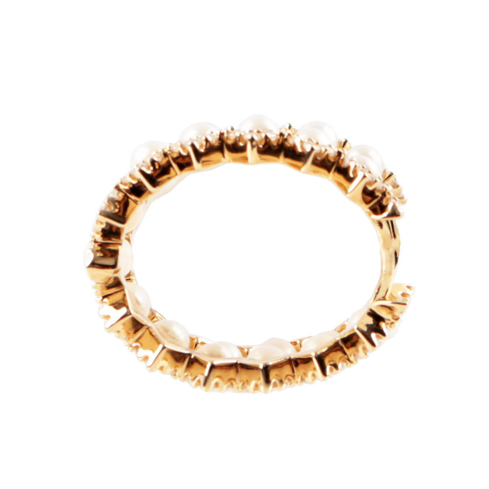 【APM】Up And Down系列圓圈珍珠耳環