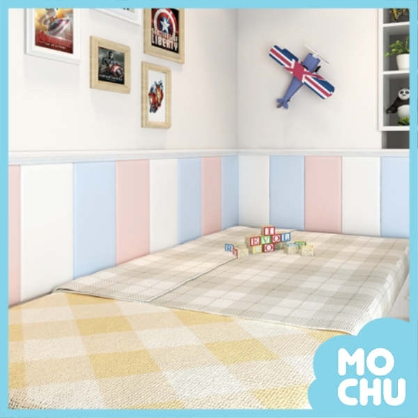 粉嫩色系防撞軟墊牆貼(單片多款)