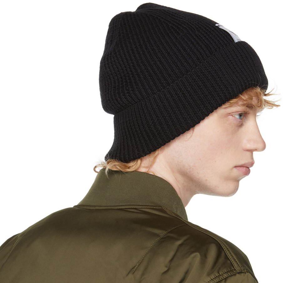 Y-3 CL BEANIE 羅紋羊毛針織帽- 黑】