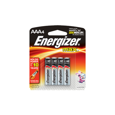 勁量 Energizer 2A/3A 鹼性電芯 (4粒裝)