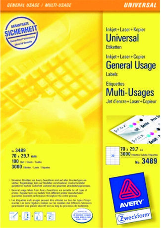 Zweckform 電腦貼紙