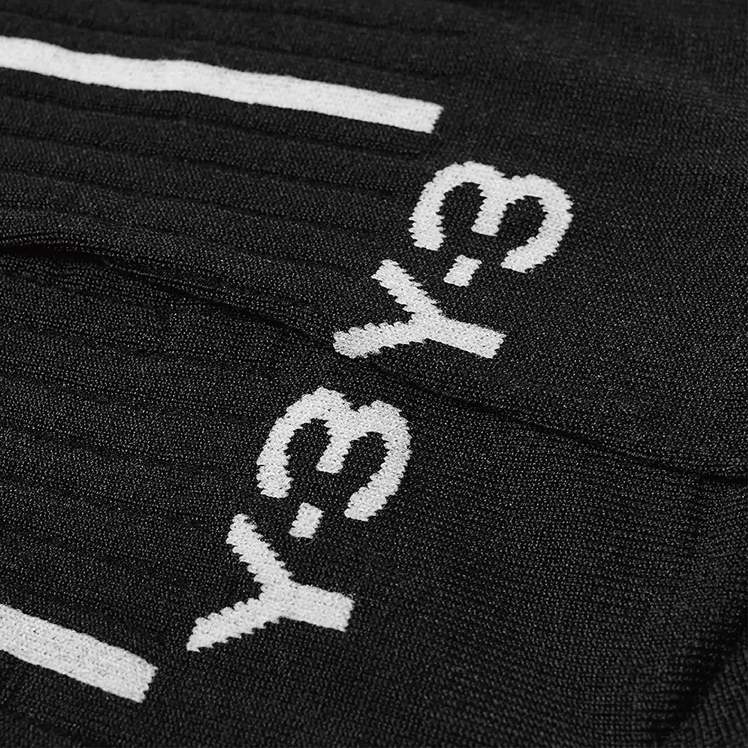 【 Y-3 2PP CREW 長襪兩入 - 黑白 】