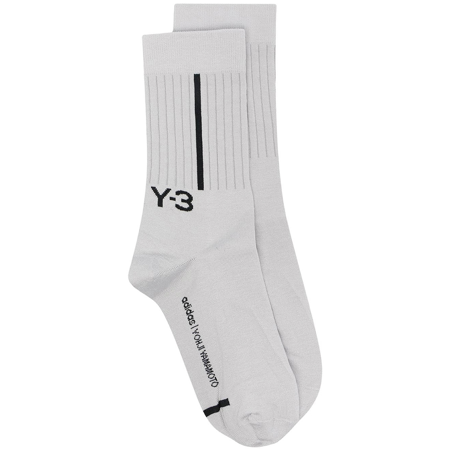 【 Y-3 CL CRW SOCK 長襪 - 灰 】