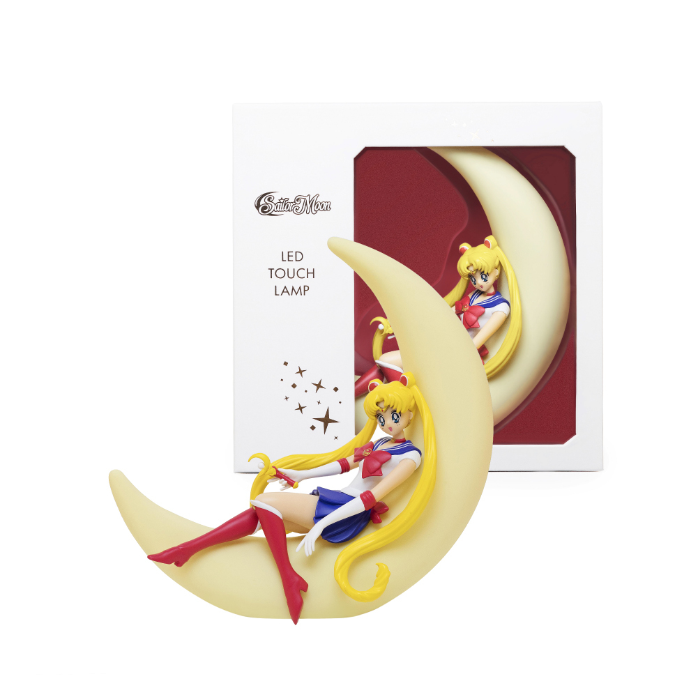 美少女戰士-USB充電 LED月亮造型輕觸燈 