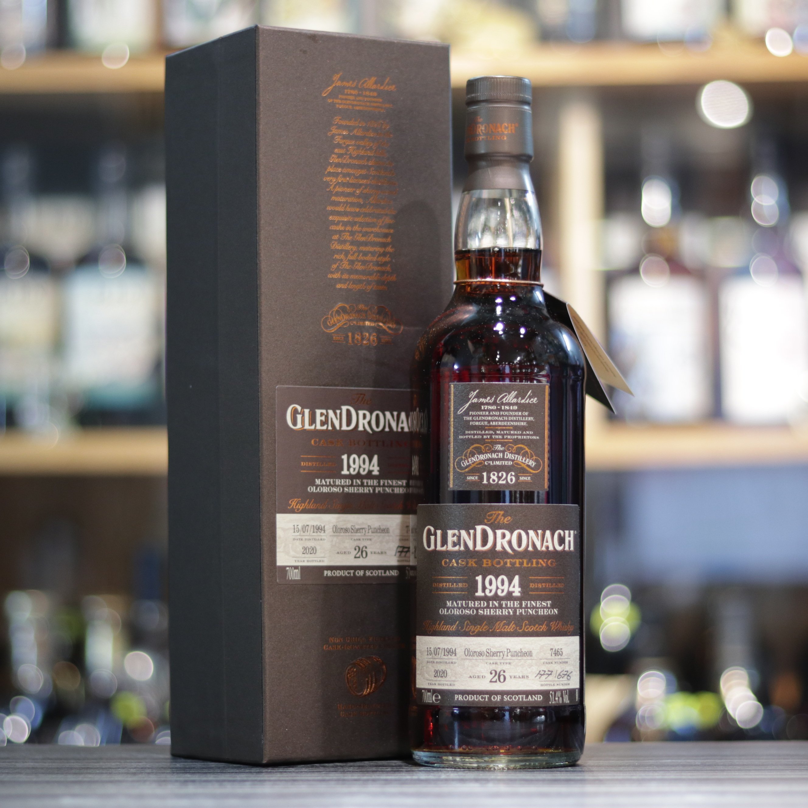 Glendronach 1994 Single Oloroso Cask 26 Year Old #7465 - 70cl/51.4%