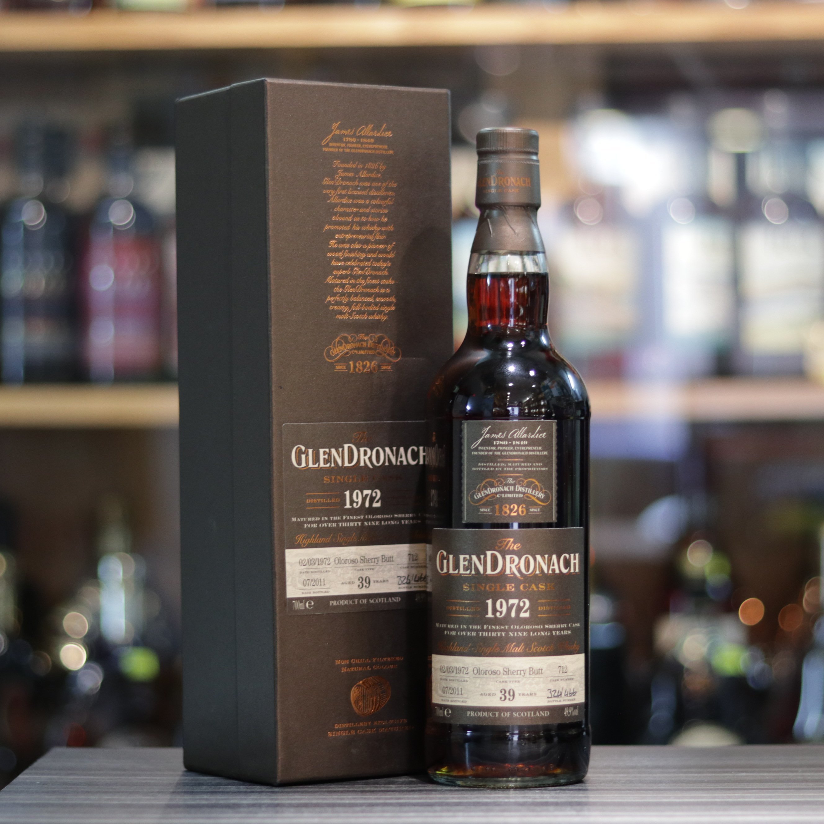 Glendronach Single Cask 1972 #712 39 Year Old - 70cl/49.9%