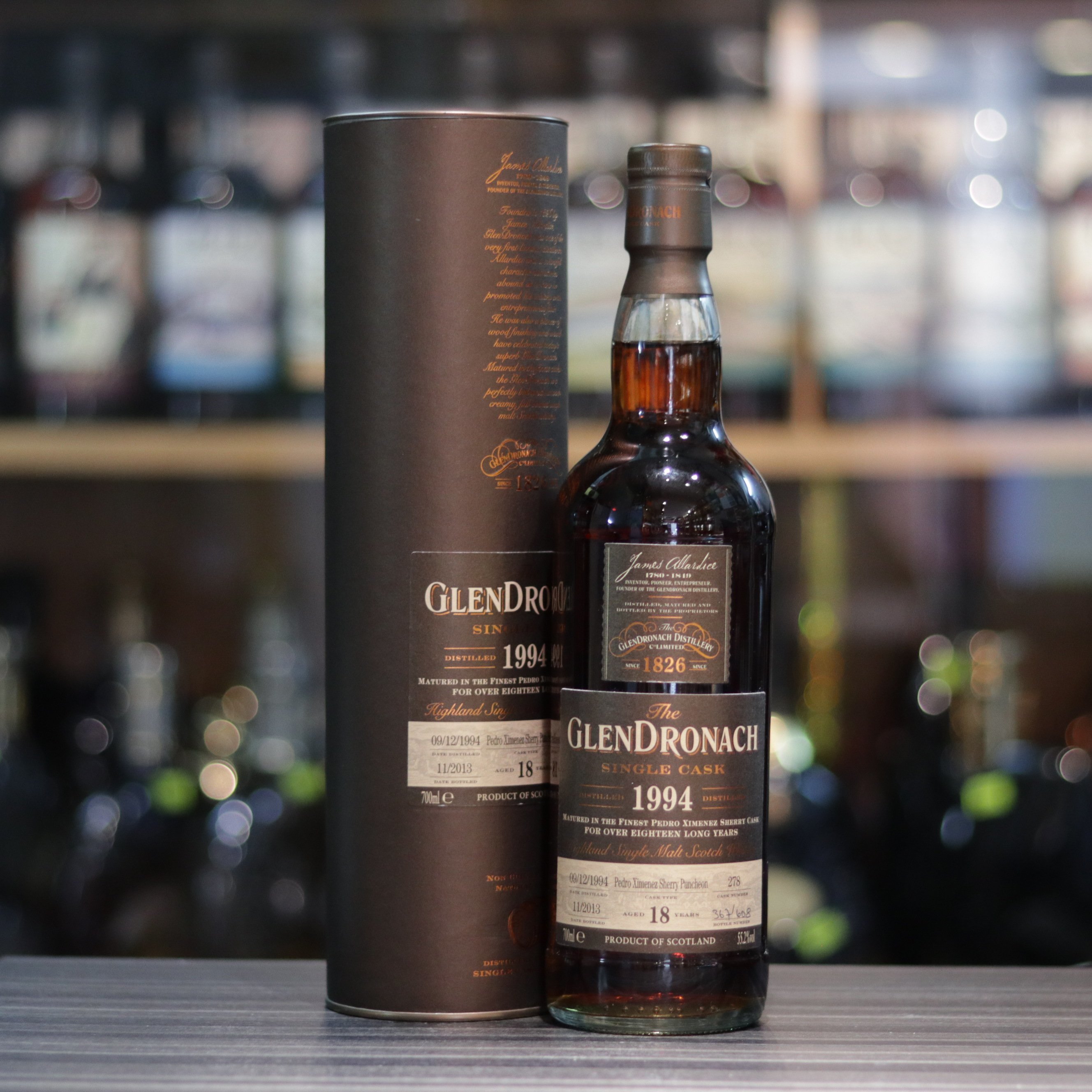 Glendronach Single Cask 1994 #278 18 Year Old - 70cl/55.2%