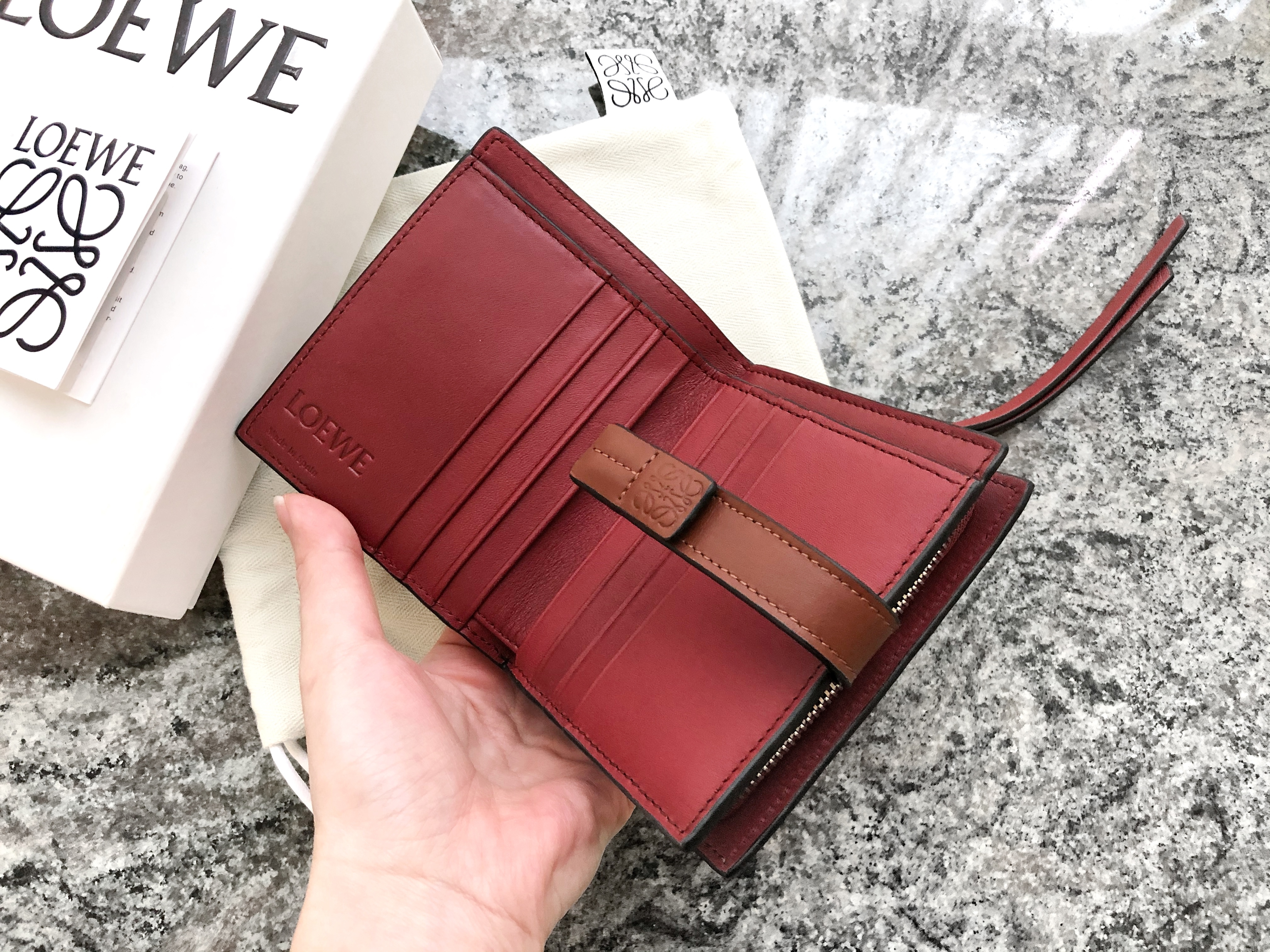 LOEWE Compact Zip Wallet