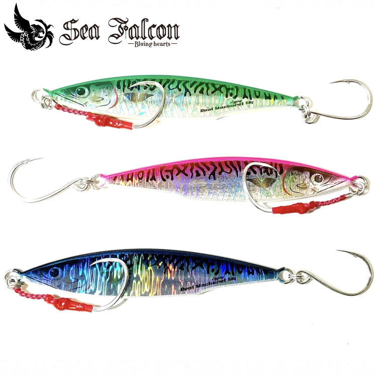 Leurre Métal Jig Sea Falcon Real Mackerel – 120g – Pour Pêche En Mer – Neuf