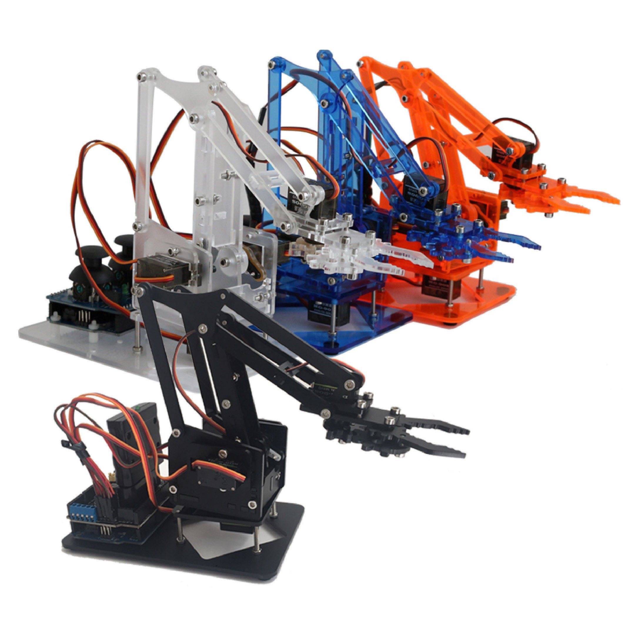 meArm 機械手臂(含馬達)--黑色款