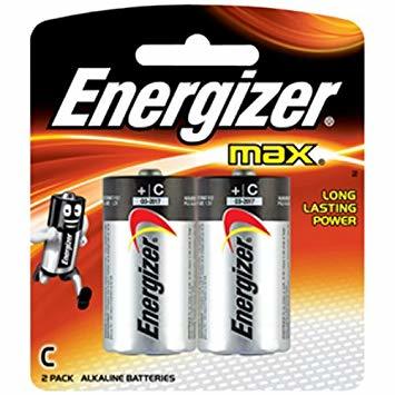 勁量 Energizer C型鹼性電芯 (中電/LC14) 2粒裝