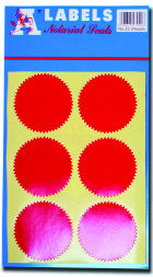 Seal Label 紅色火漆貼紙