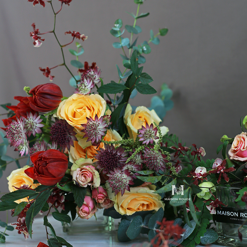 桌花設計・鮮花