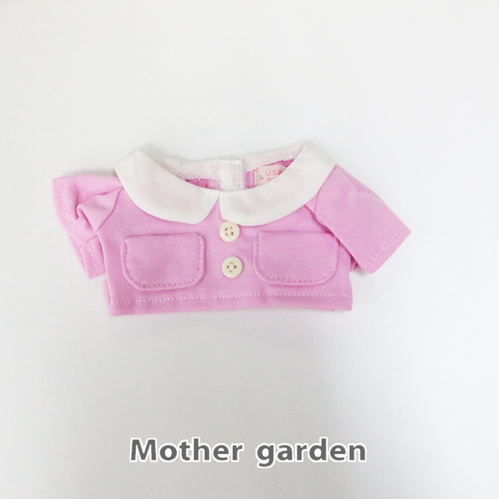 Usamomo 萌兔桃桃 更衣配件-娃娃領上衣 粉 22cm專用 (S)