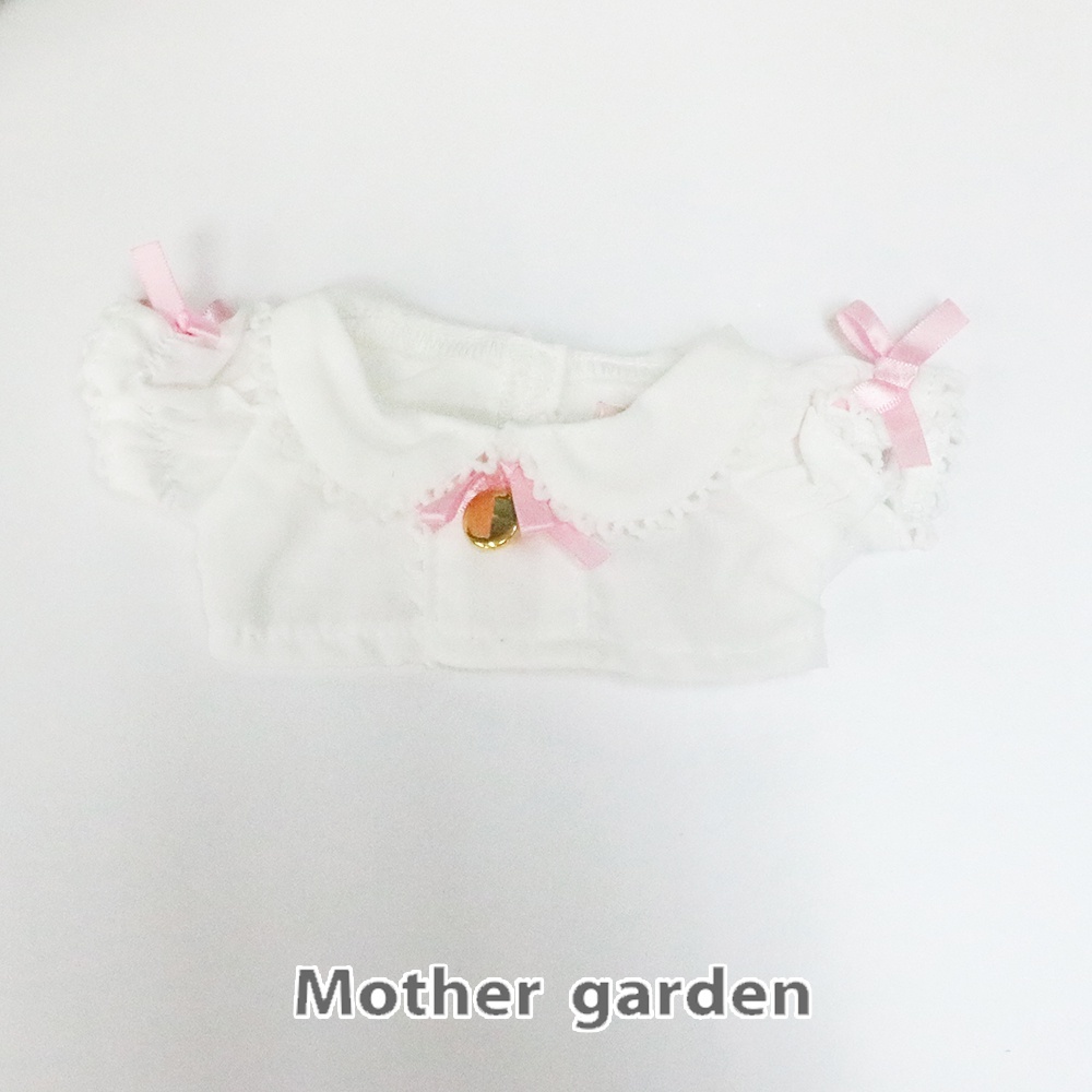 Usamomo 萌兔桃桃 更衣配件-公主蕾絲蝴蝶結上衣 22cm專用 (S)