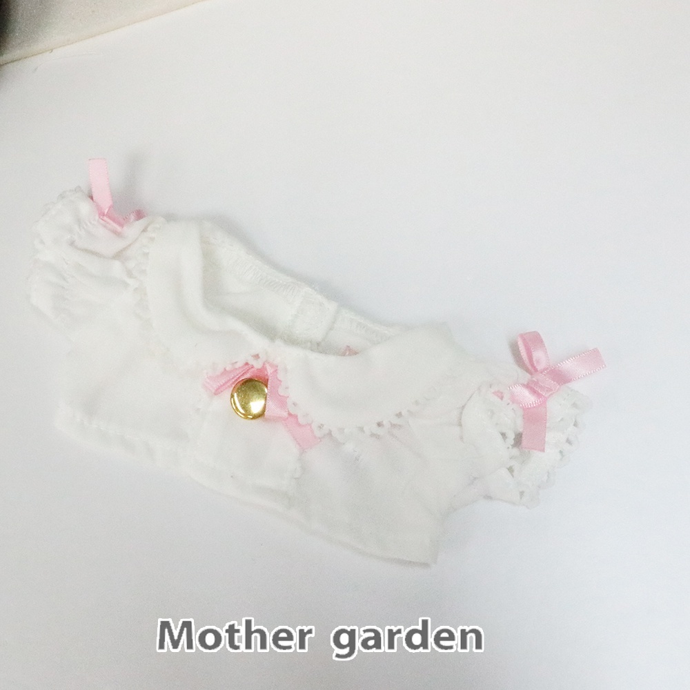 Usamomo 萌兔桃桃 更衣配件-公主蕾絲蝴蝶結上衣 22cm專用 (S)