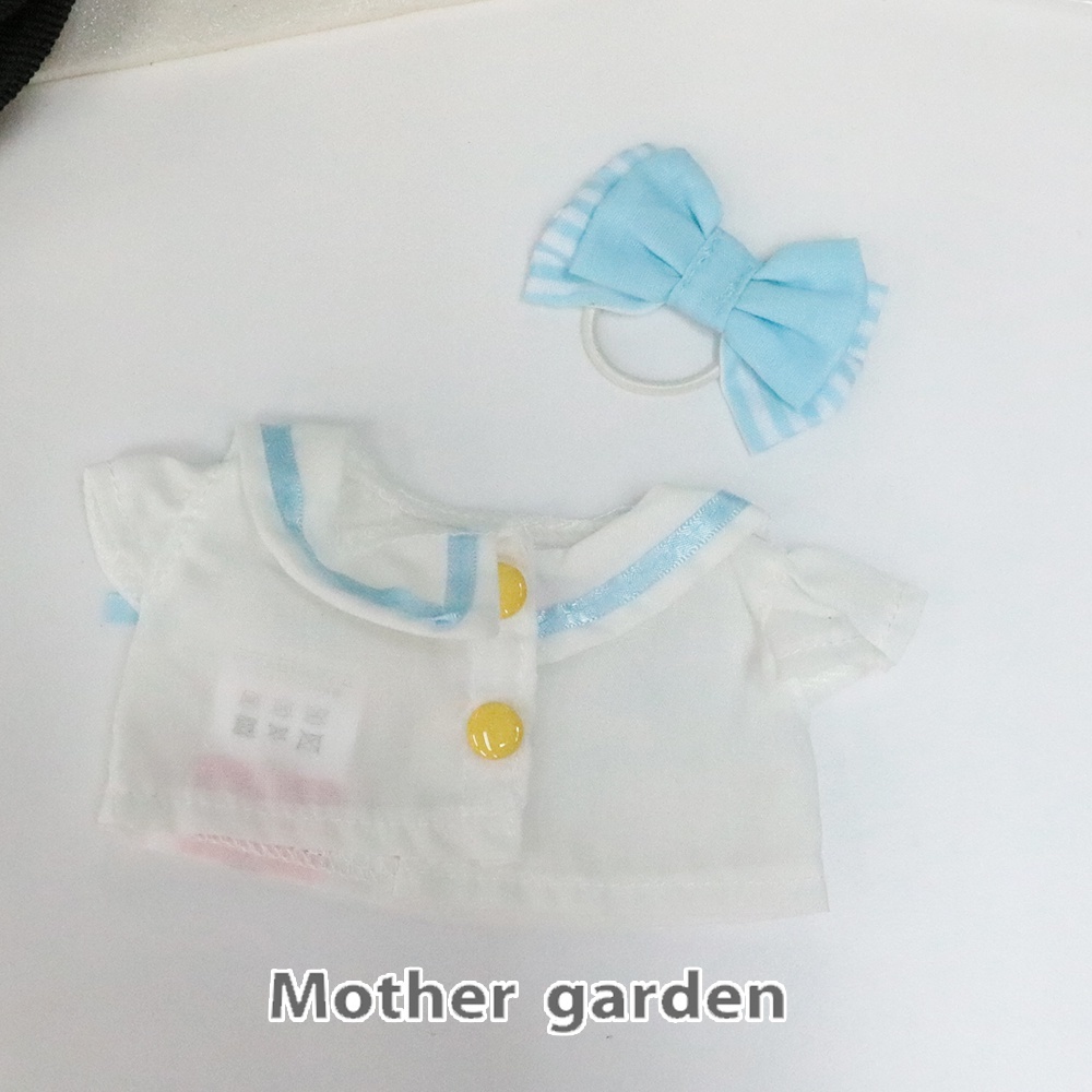 Usamomo 萌兔桃桃 更衣配件-學院風+蝴蝶結頭飾 22cm專用 (S)