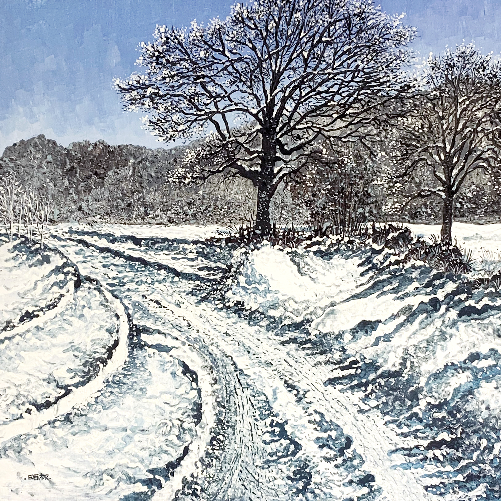 王昭權,蛋彩畫,油畫,蛋彩畫家,台灣蛋彩畫,換個角度