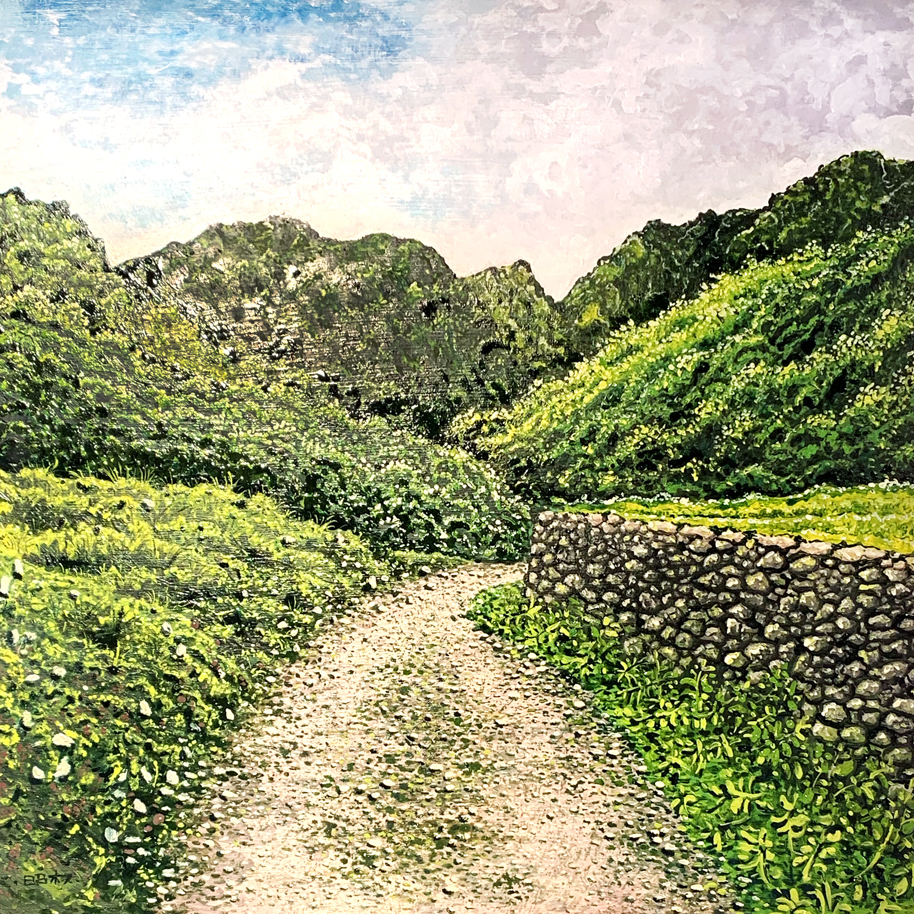 王昭權,蛋彩畫,油畫,蛋彩畫家,台灣蛋彩畫,換個角度