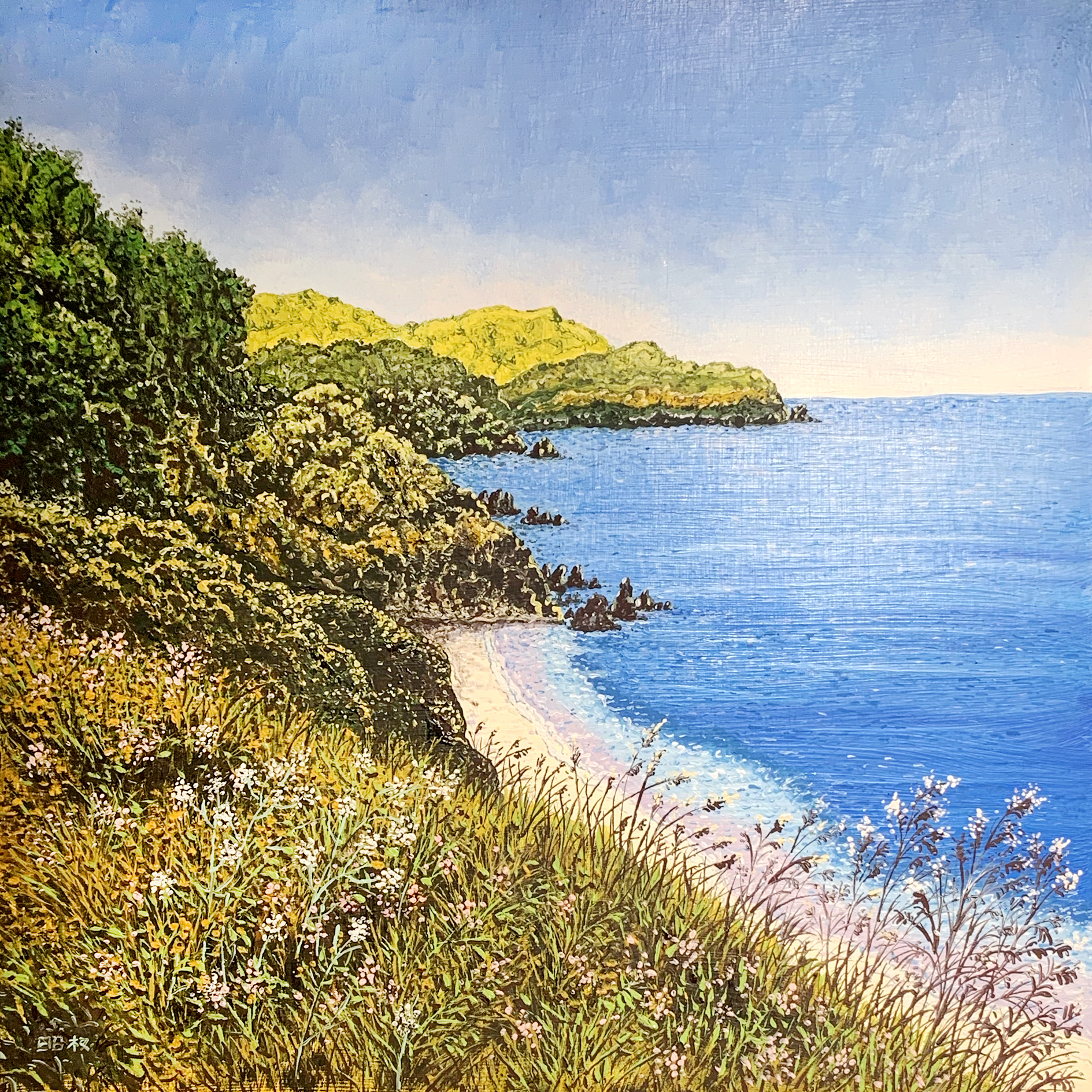 王昭權,蛋彩畫,油畫,蛋彩畫家,台灣蛋彩畫,換個角度