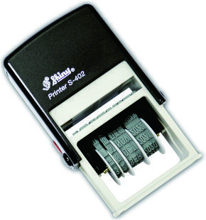 Shiny 雙色筋斗日期印