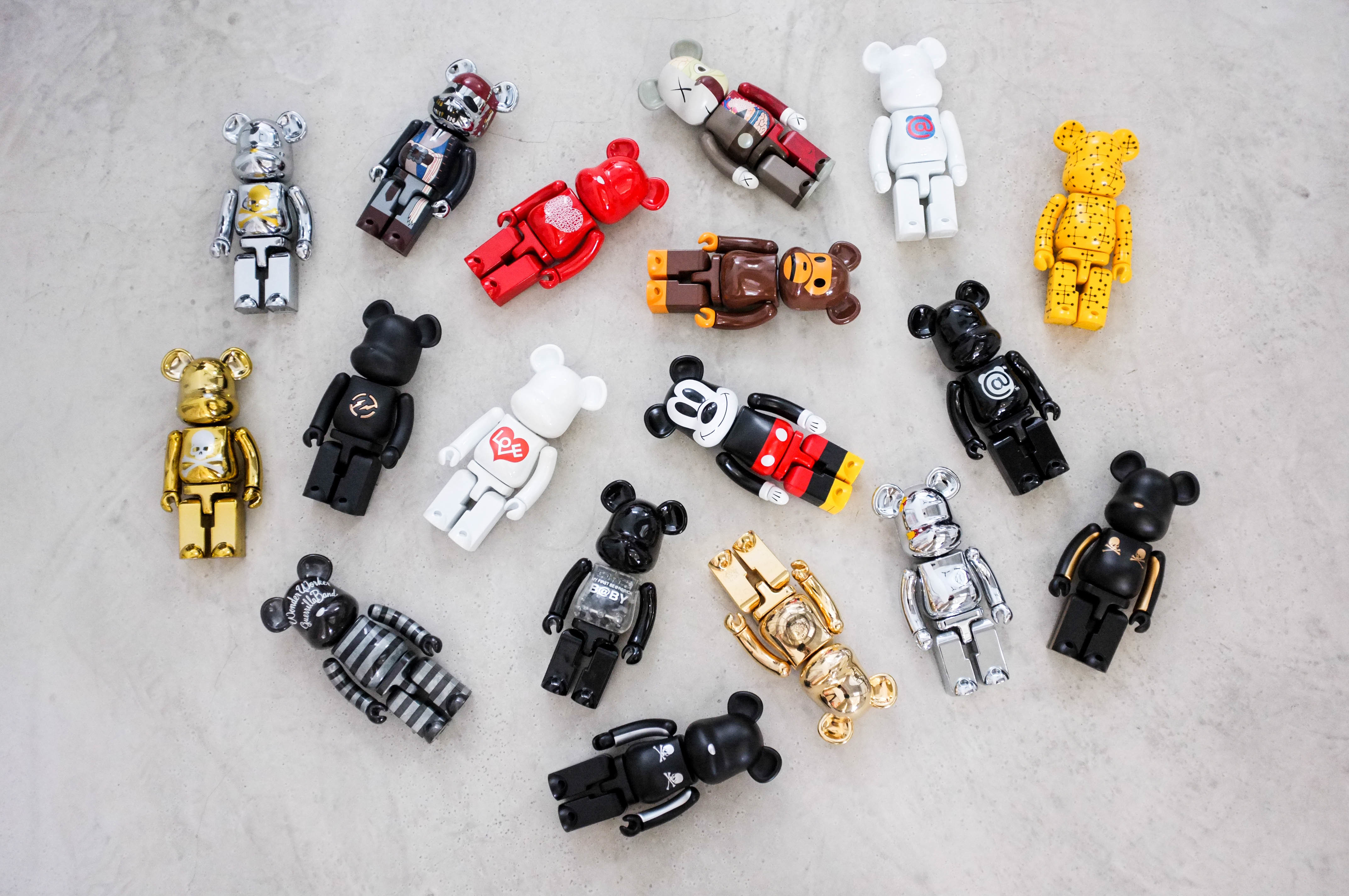 熊の実 樣專用 4合1电镀建筑砌块熊/Electroplated building block Bear – 4-in