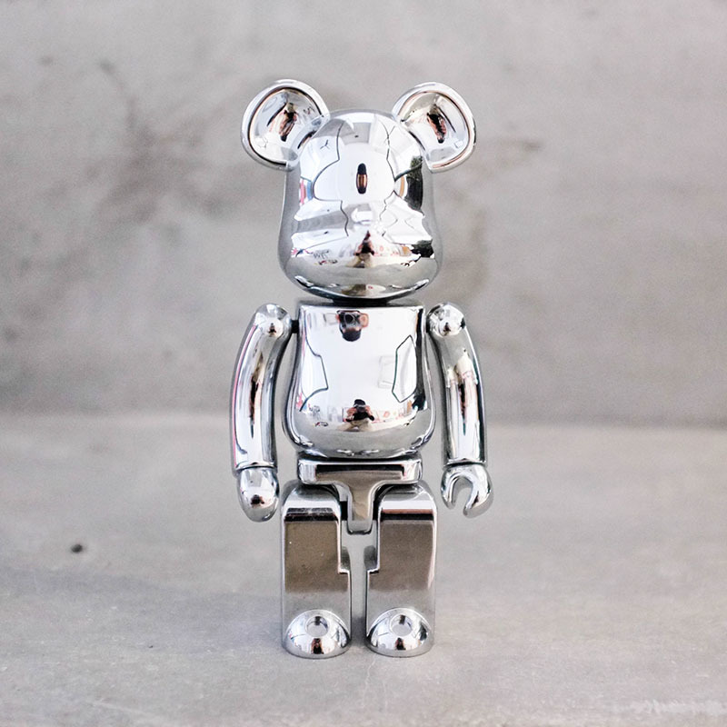 車庫服飾】收藏品出售BEARBRICK MEDICOM TOY 200% 超合金CHROME SILVE