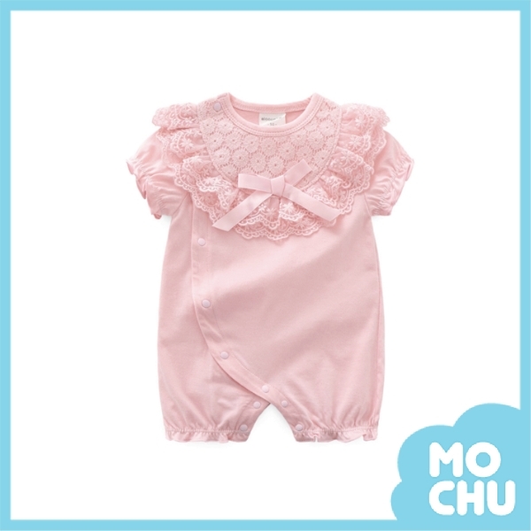 優雅蕾絲側開連身衣(兩色)