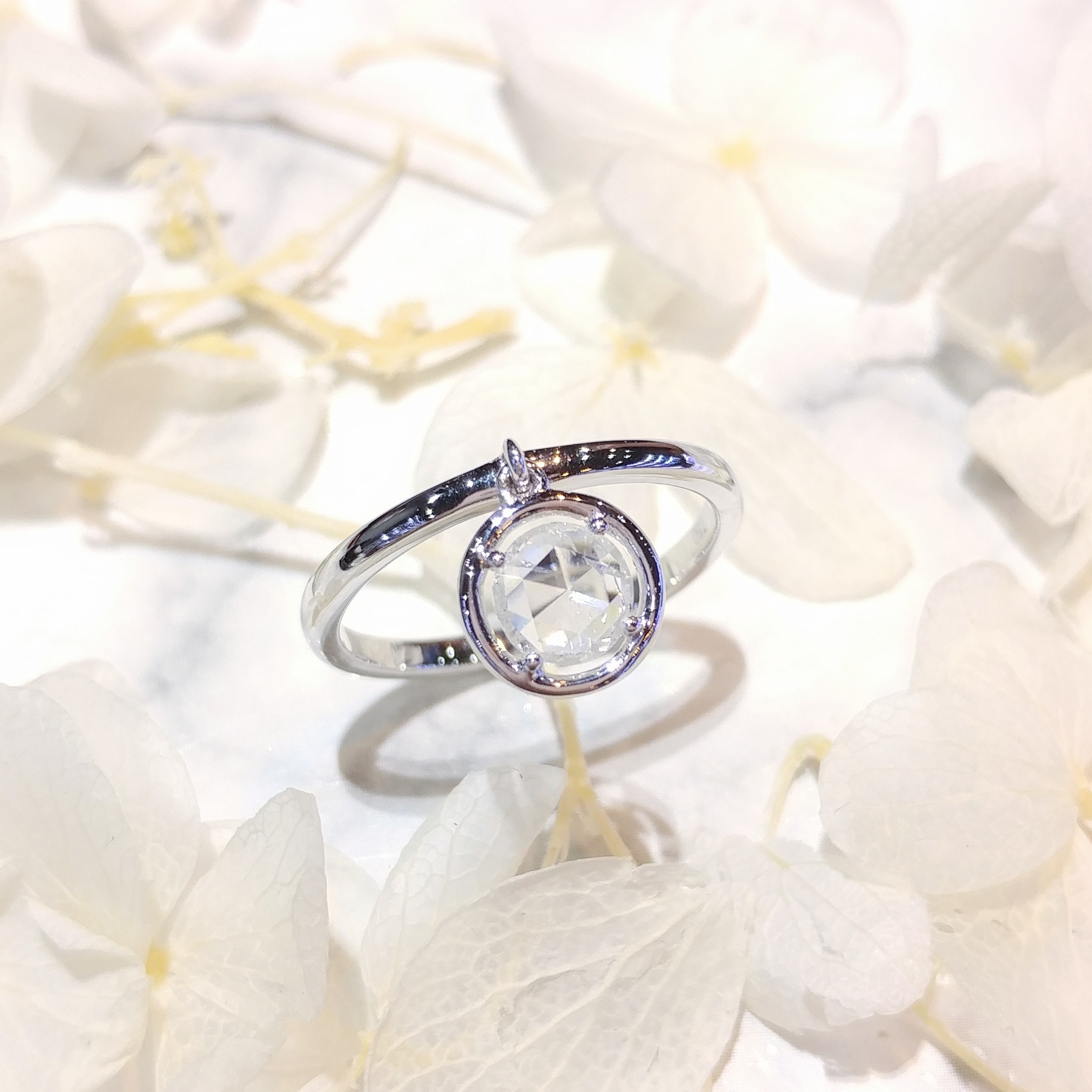 18K White Gold 0.31ct  Diamond Ring