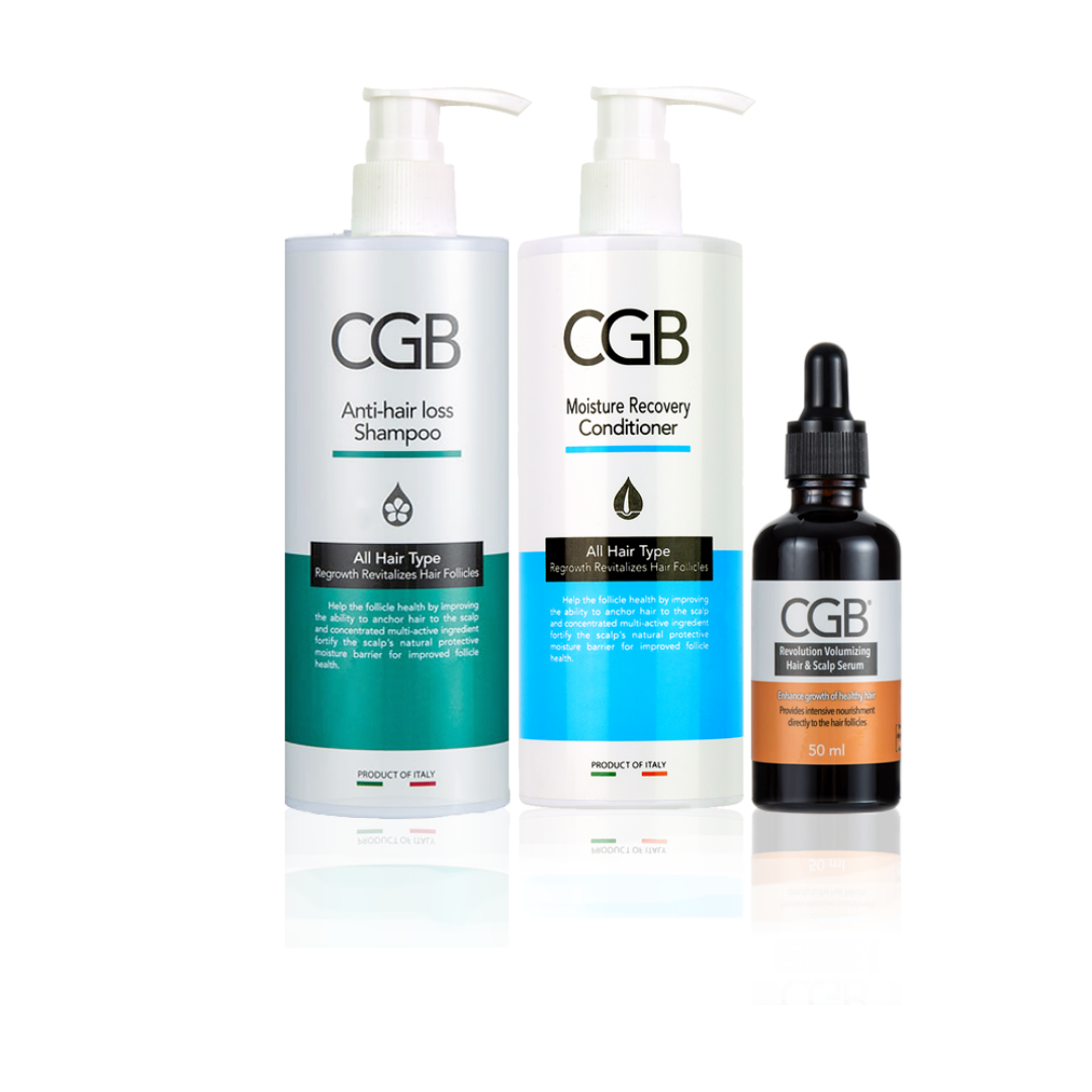 CGB Anti hair loss total solution (Original price &898)皇牌深層洗護防脫再生套裝