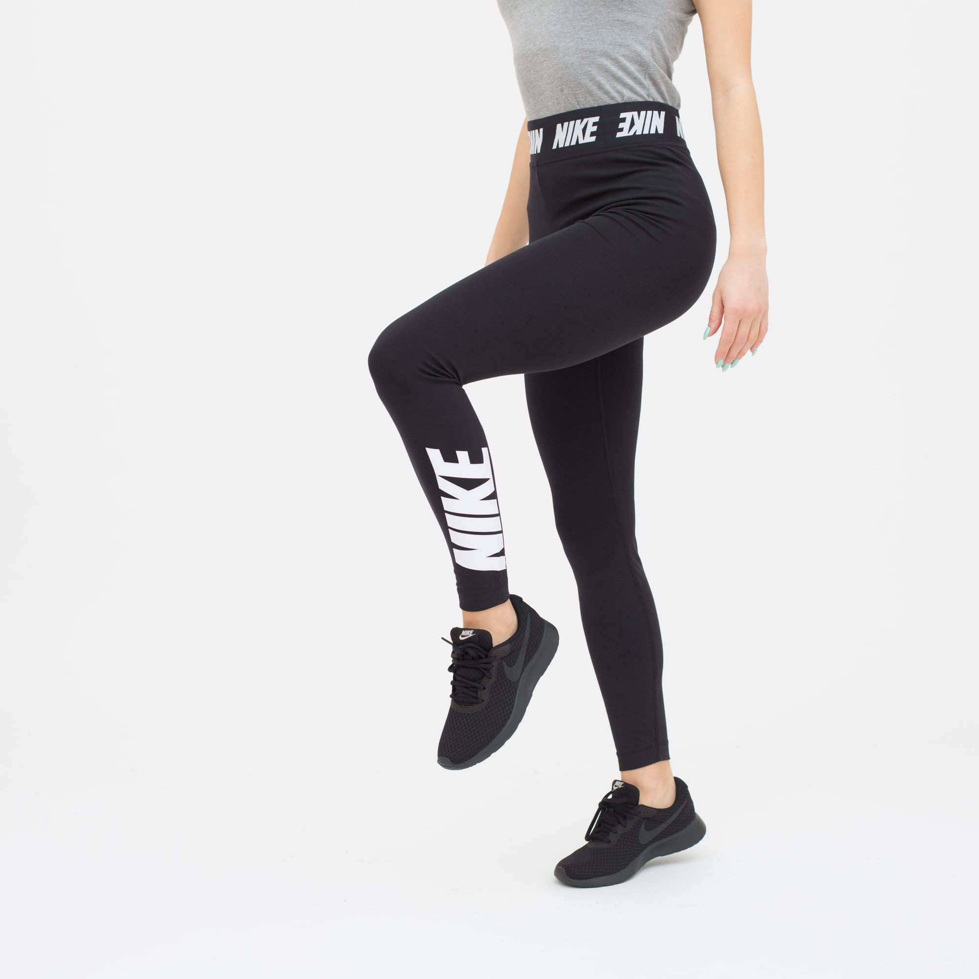 nike high rise leggings black