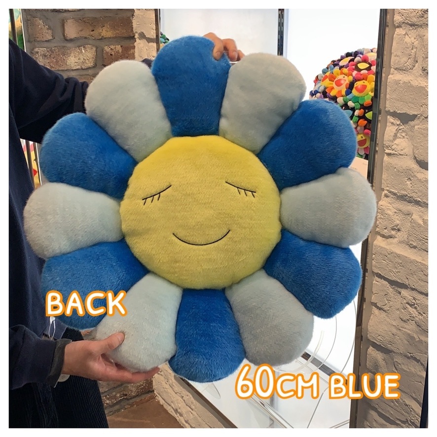 予訂 村上隆 花花cushion 60CM 藍色