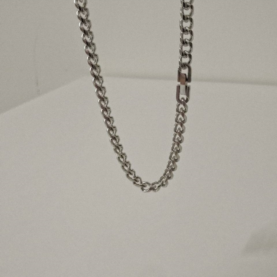 #現貨 (ACCN504) 鋼項鍊 粗鍊條古巴項鍊