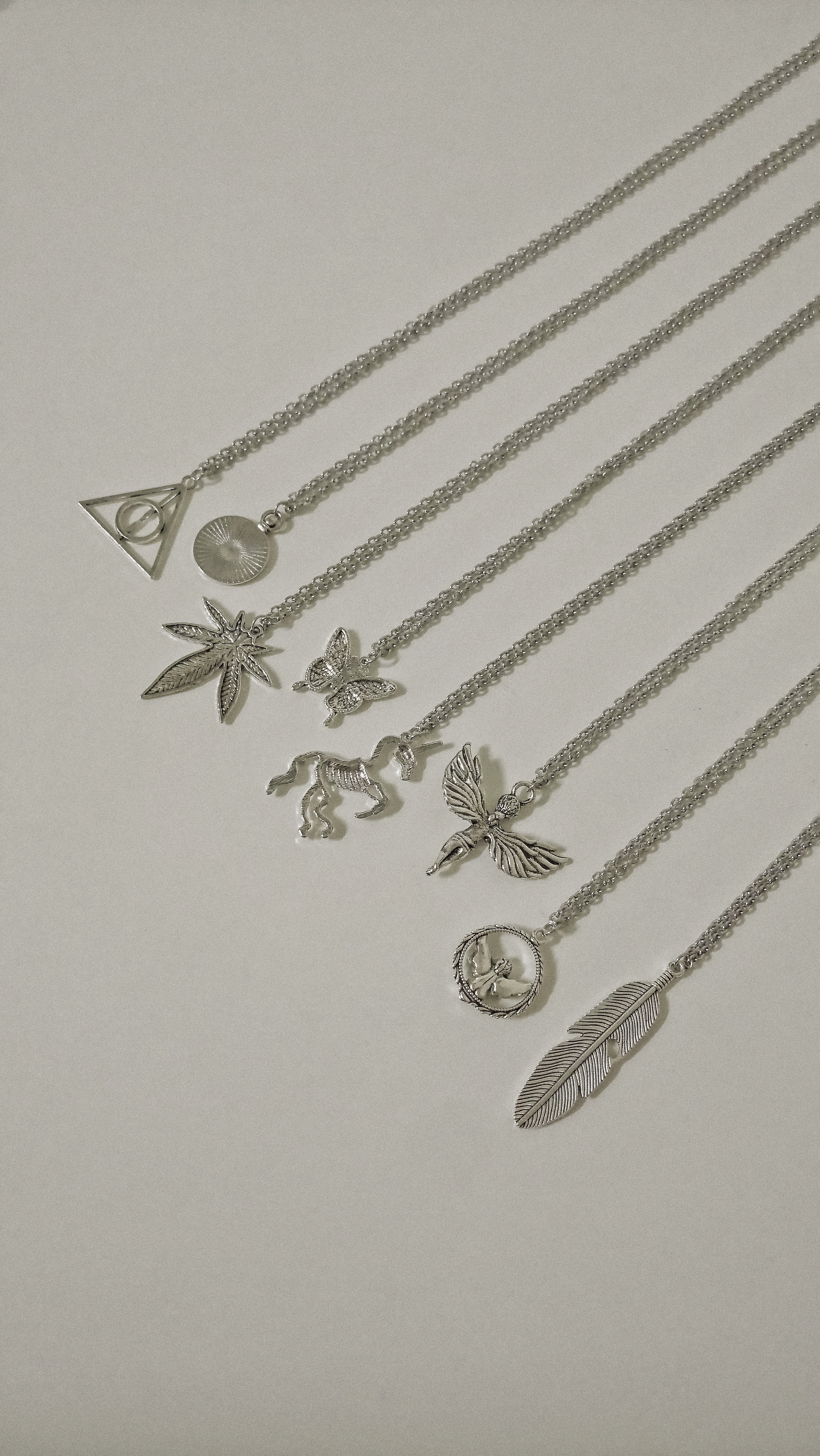 #現貨 (ACCN521) 鋼項鍊 復古吊墜