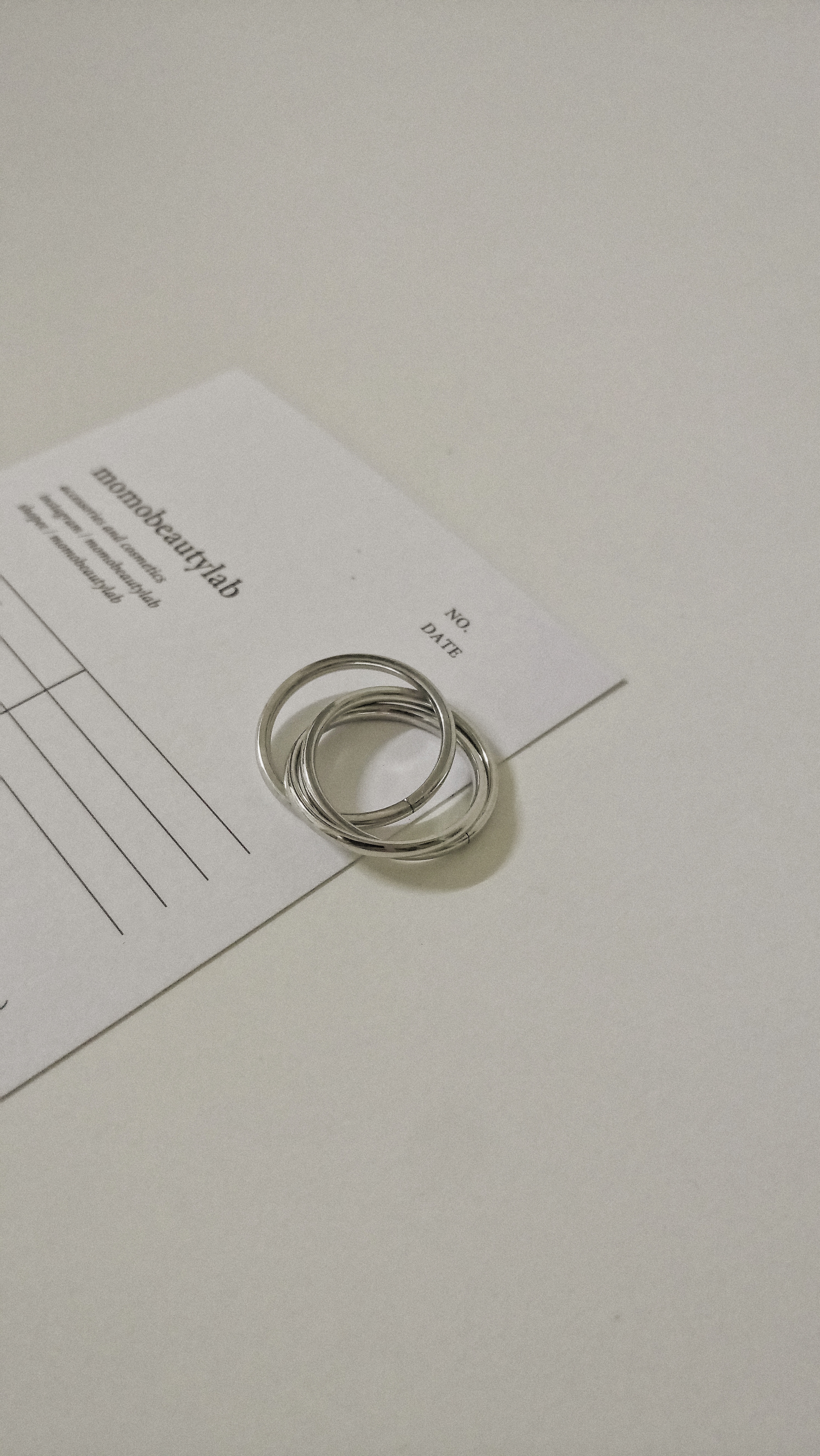 #現貨 (ACCR506) 鋼戒 三環相扣交叉戒