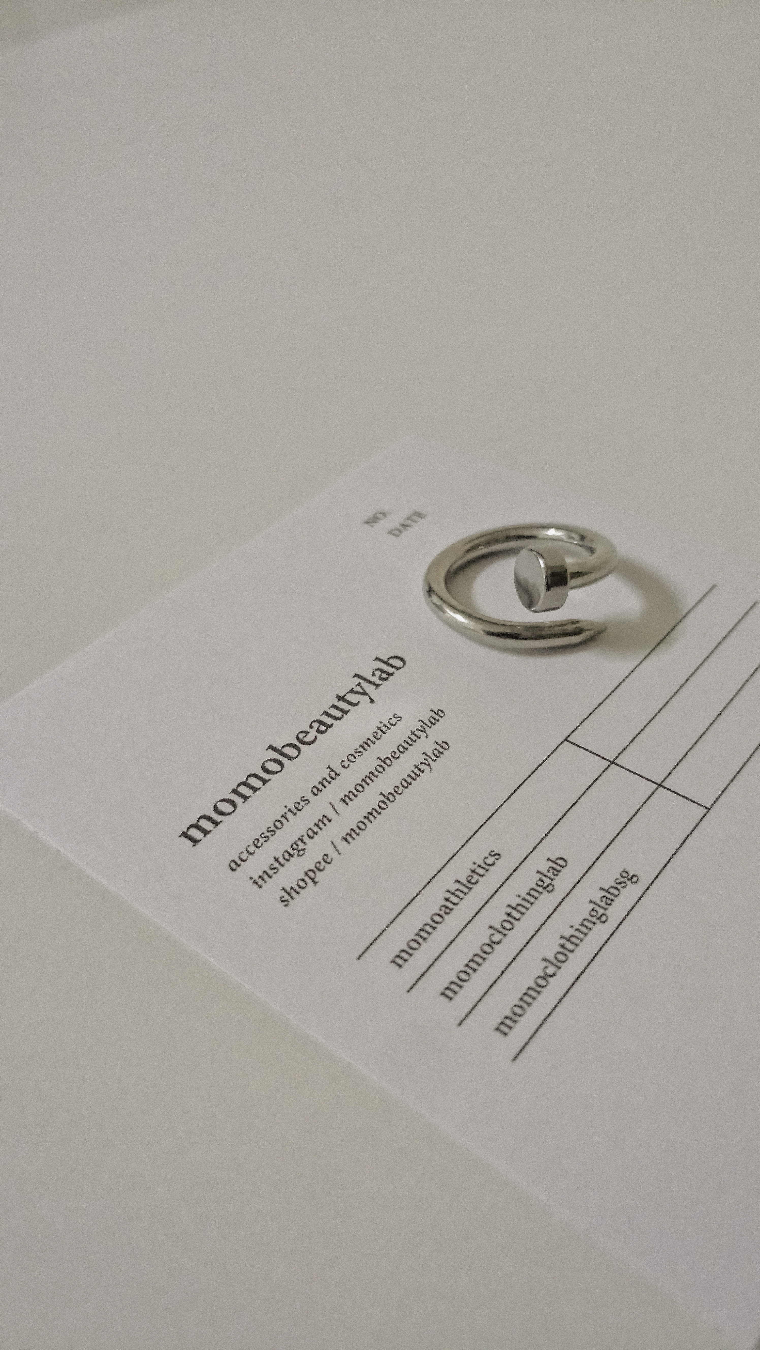 #現貨 (ACCR507) 鋼戒 螺旋釘子