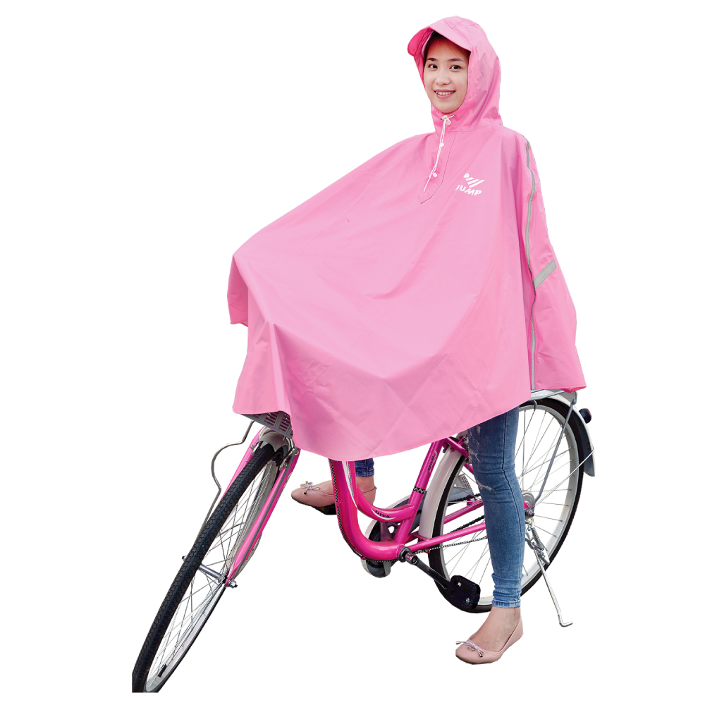 JUMP 將門 自行車/斗篷型/腳踏車 反光風雨衣