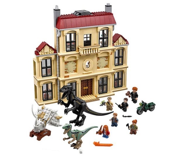 Jurassic World Indoraptor Rampage at Lockwood Estate Building Set Fit Lego NO BOX LA10928