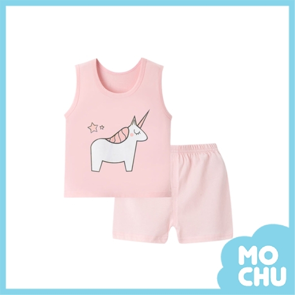 粉嫩獨角獸背心套裝