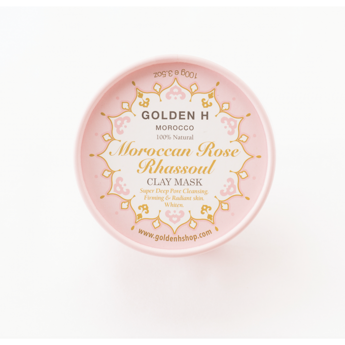 Golden H 玫瑰精華礦物岩泥淨膚面膜 (100g)