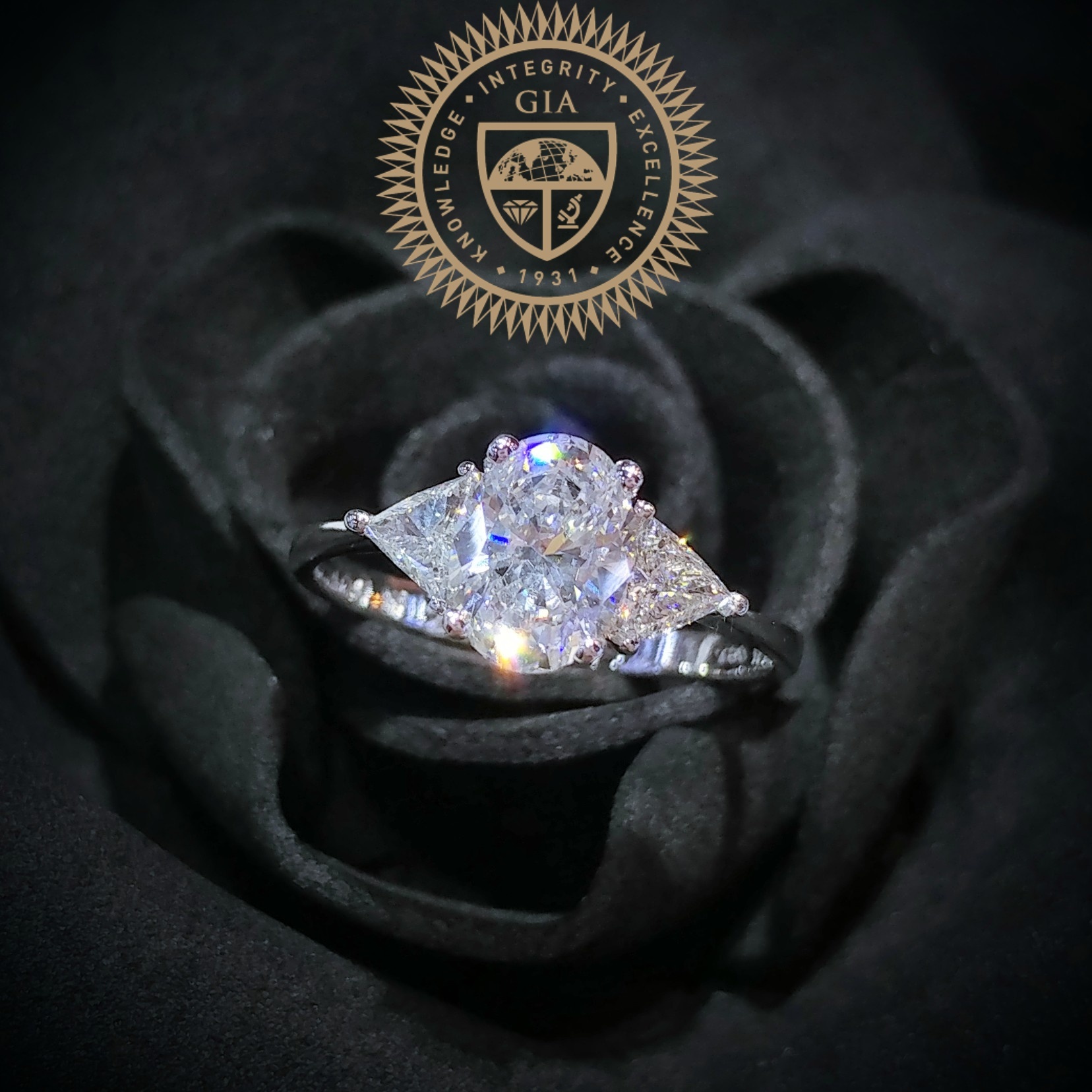 18K White Gold 1.26ct Diamond Ring