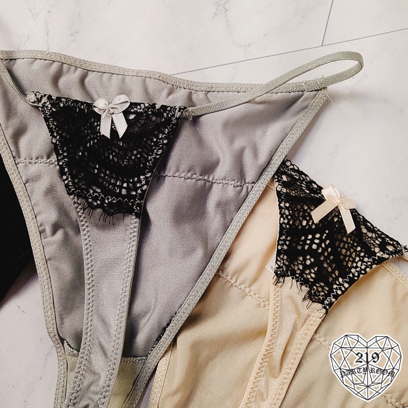 性感小野貓睫毛蕾絲丁字褲